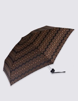 Decorative Geo Compact Umbrella with Stormwear&trade;